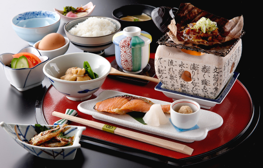 画像：朝食のご案内