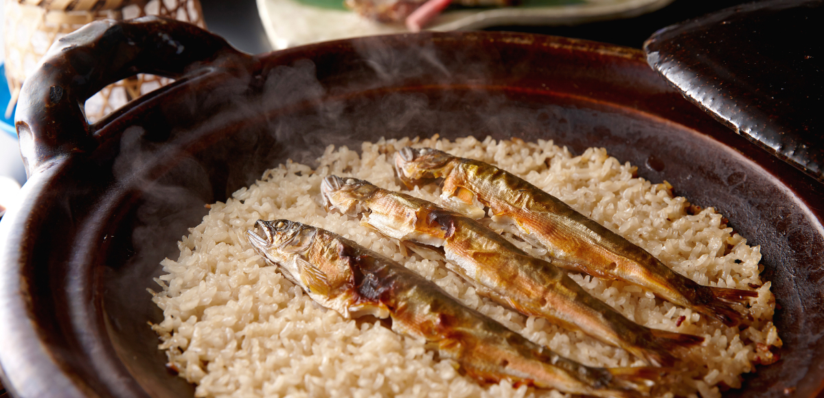 画像：春夏の料理 鮎